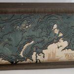 The First Fram Expedition Wooden 3D Map