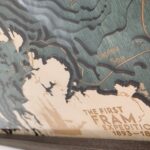 The First Fram Expedition Wooden 3D Map - Image 4
