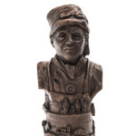 Robert Falcon Scott Bust Bronze Gilt