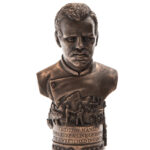 Fridtjof Nansen Bust Bronze Gilt