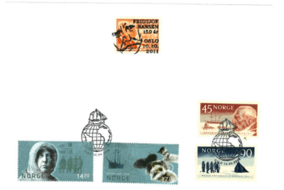 Amundsen Frimerke/Stamp Konvolutt/Envelope - Image 2