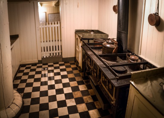 The ship's galley