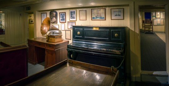 The piano from the 2nd Fram expedition