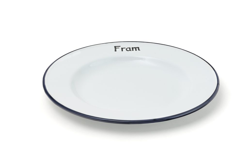 Fram plate flat