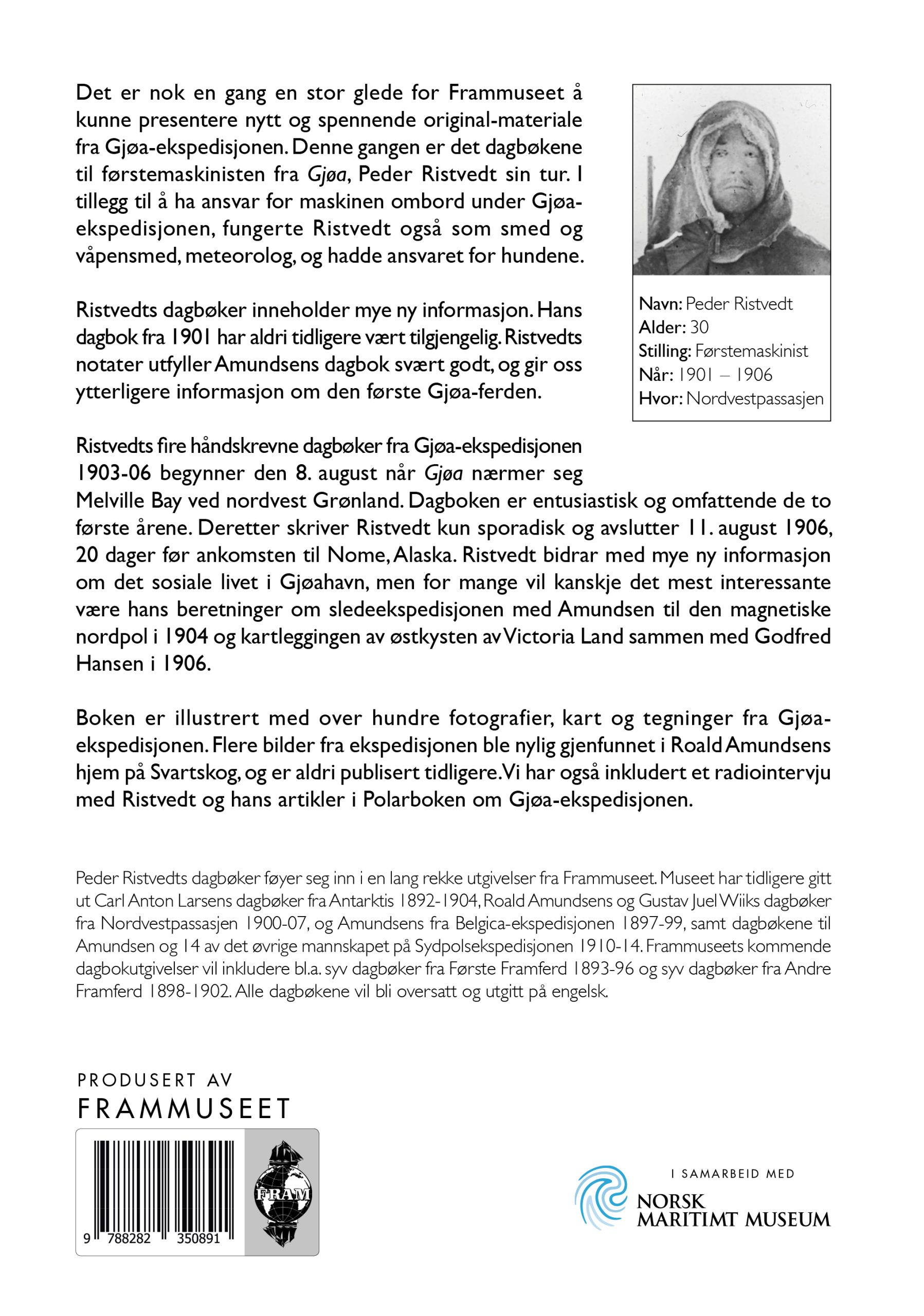 Peder Ristvedts dagbøker - Nordvestpassasjen 1901–1906