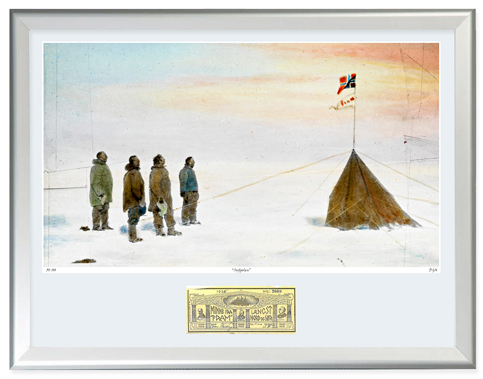 The South Pole - Framed Photo