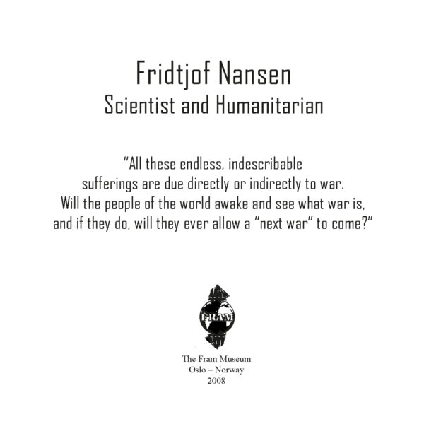 Fritdjof Nansen - Scientist and Humanitarian