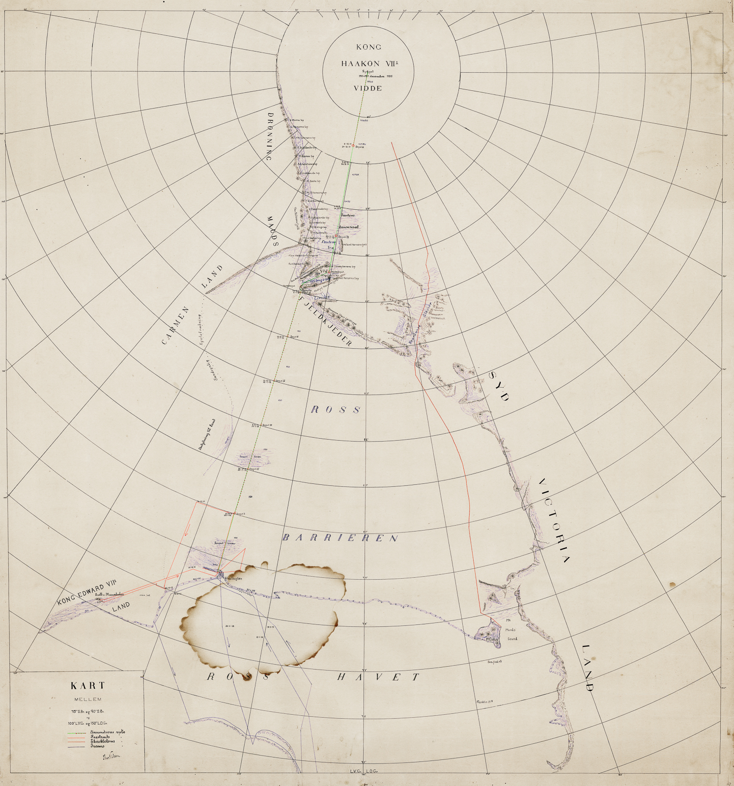 Roald Amundsen`s Maps