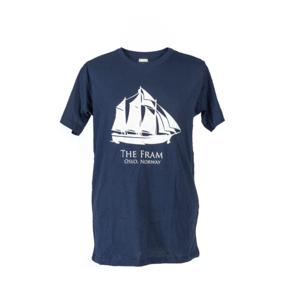 The Fram, Oslo Norway T-Shirt Farge: Blå