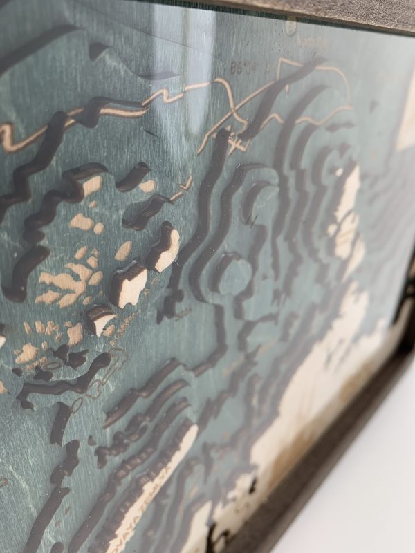 The First Fram Expedition Wooden 3D Map