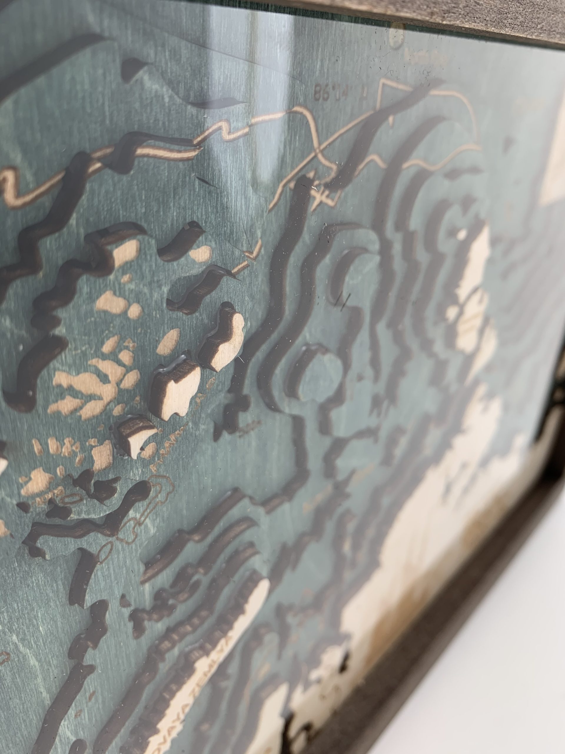 The First Fram Expedition Wooden 3D Map