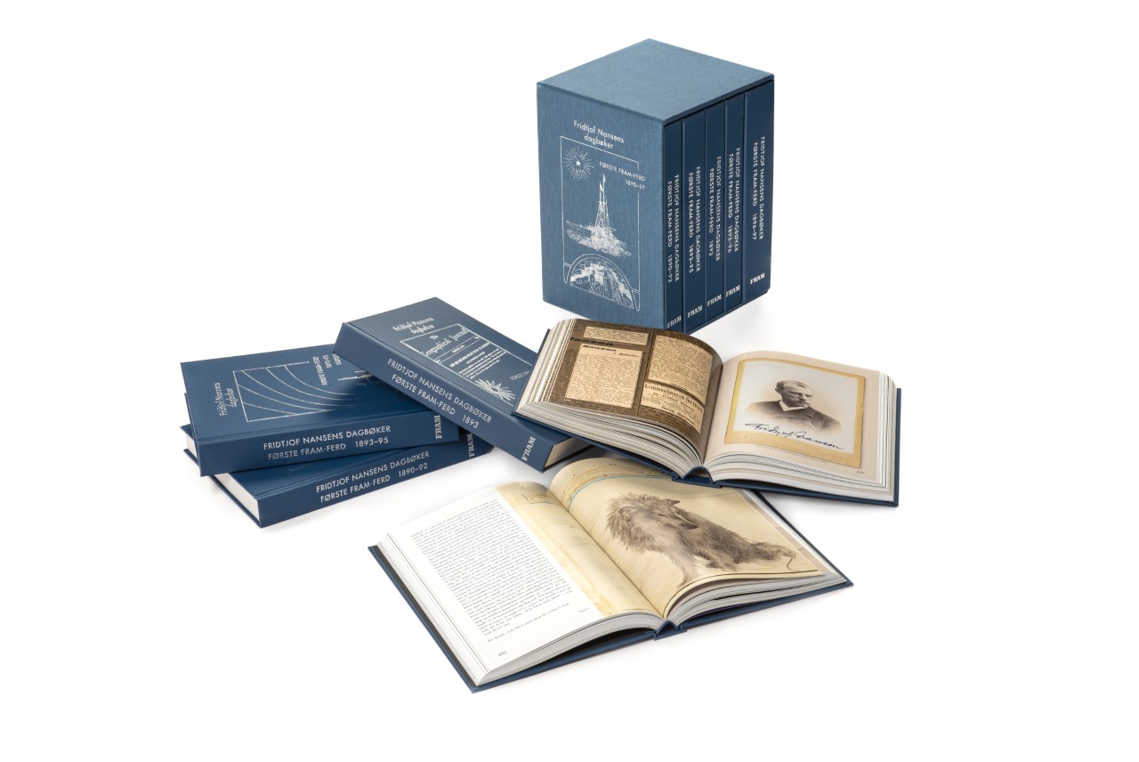 Fridtjof Nansens Dagbøker Fra Første Fram-ferd 1893-1897 Special Edition (Norwegian Text)