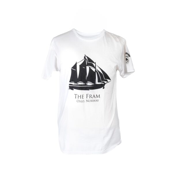 The Fram, Oslo Norway T-Shirt Farge: Hvit