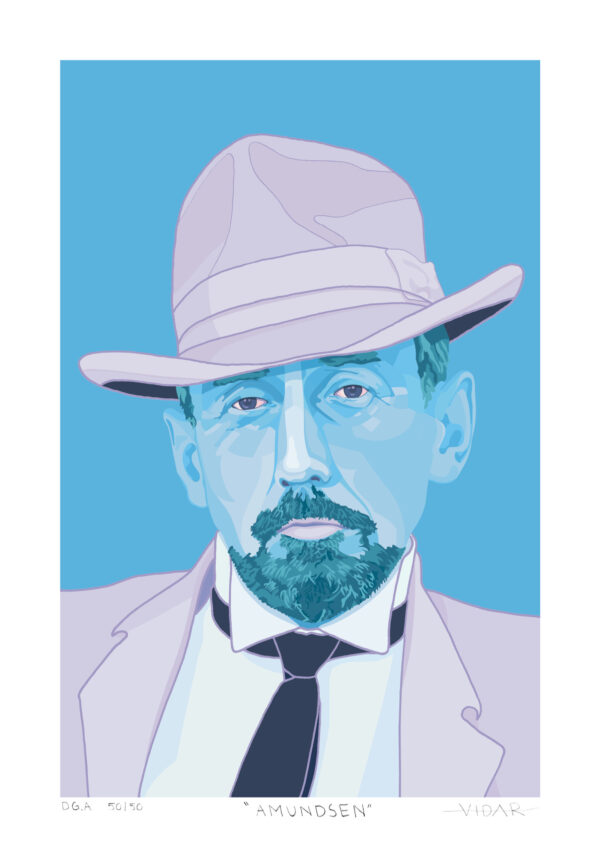 Amundsen - Poptrait by Vidar Lien 70x100