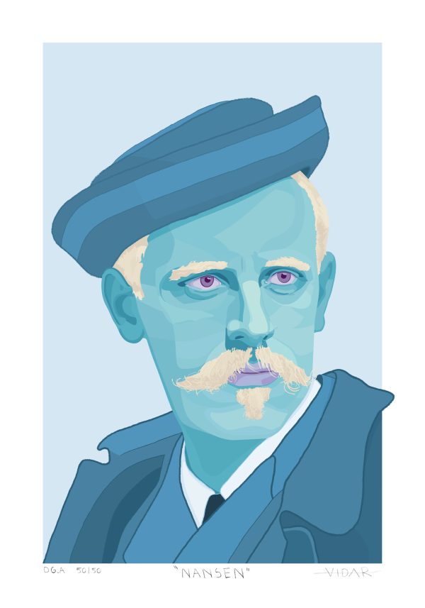 Nansen - poptrait by Vidar Lien 50x70