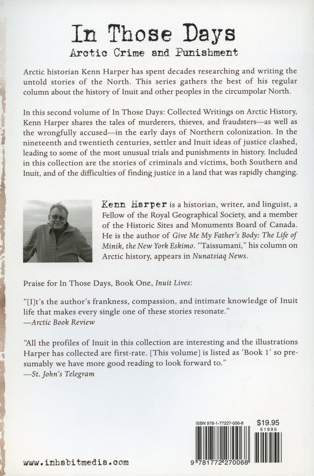In Those Days: Arctic Crime and Punishment
