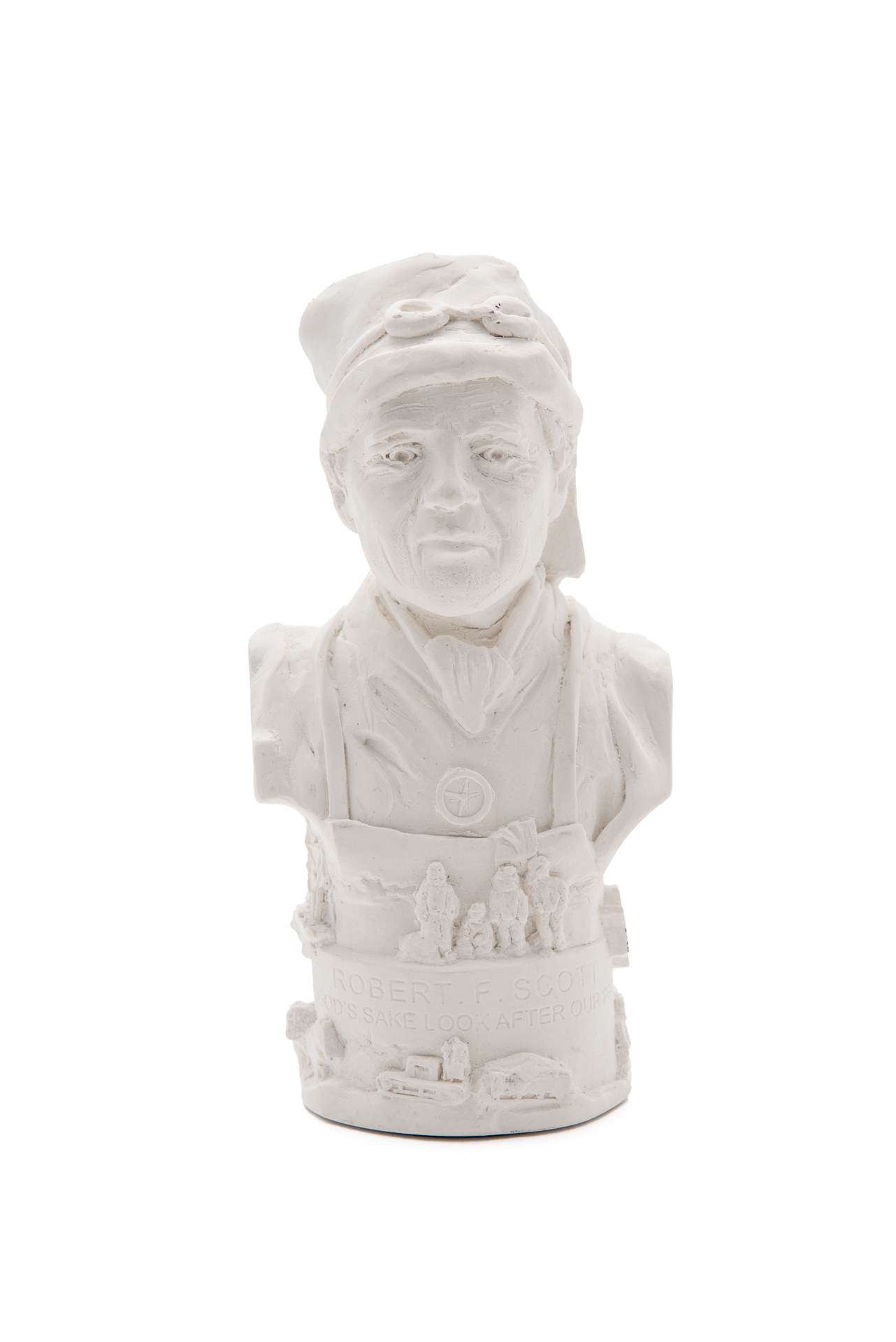 Robert Falcon Sott plaster bust