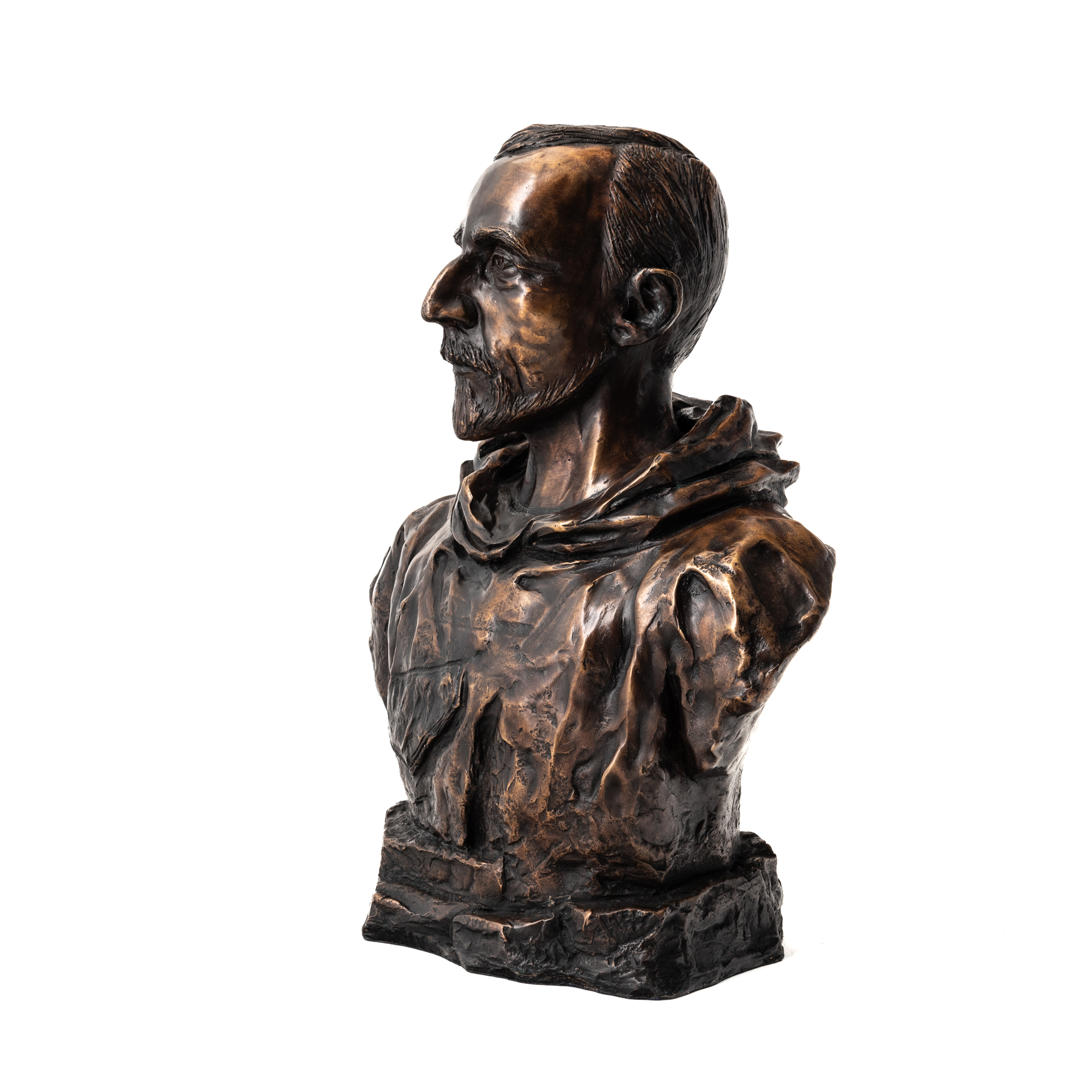Roald Amundsen Bronze Bust - 13 INCH