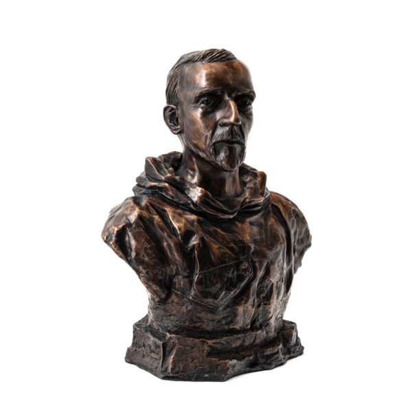 Roald Amundsen Bronze Bust - 13 INCH