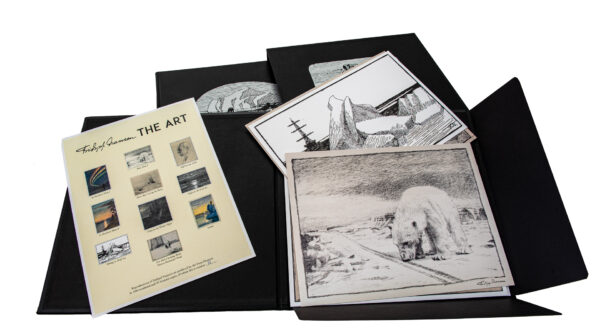 Fridtjof Nansen - The Artist - Limited Edition Black Leather w/10 High Quality Prints