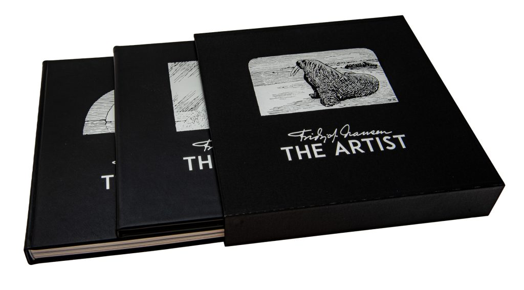 Fridtjof Nansen - The Artist - Limited Edition Black Leather w/10 High Quality Prints