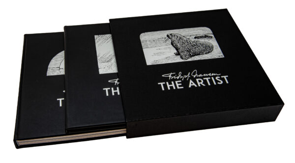 Fridtjof Nansen - The Artist - Limited Edition Black Leather w/10 High Quality Prints