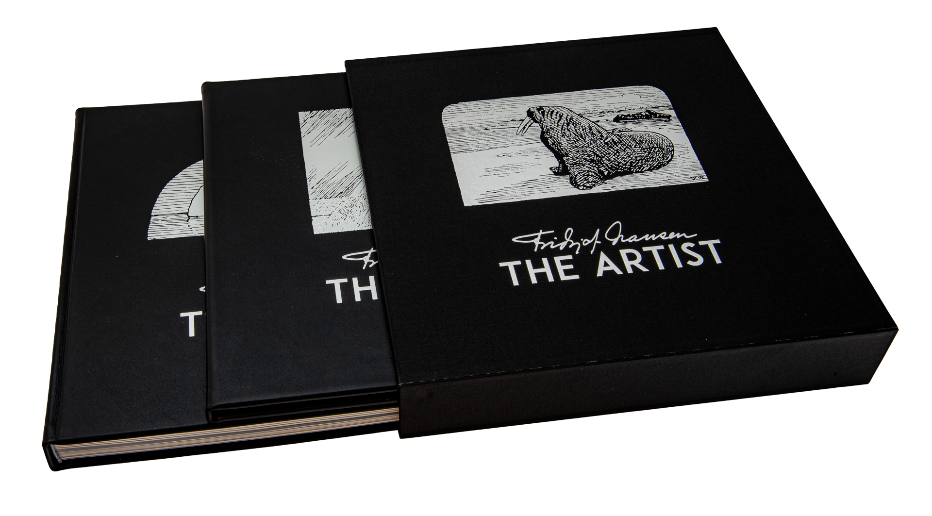 Fridtjof Nansen - The Artist - Limited Edition Black Leather w/10 High Quality Prints