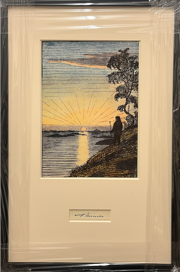In Northern Mists 2 - High Quality Framed Print - The Art Of Fridtjof Nansen
