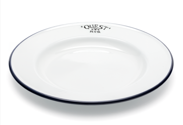"Quest" Enamel Plate