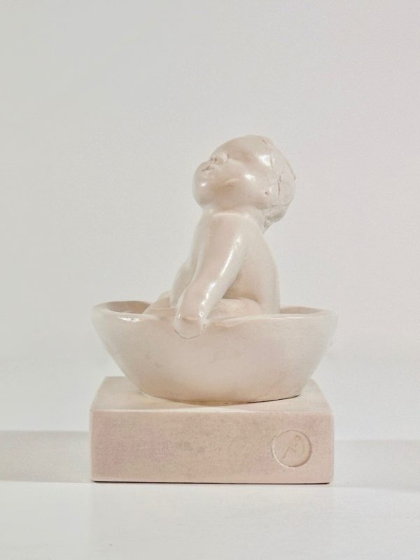 Vigeland Baby in tub Plaster Statue