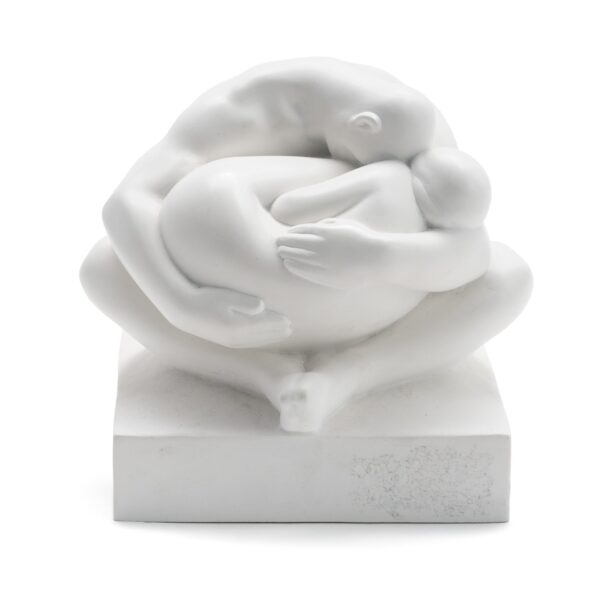 Vigeland Man Cradling Woman Plaster Statue