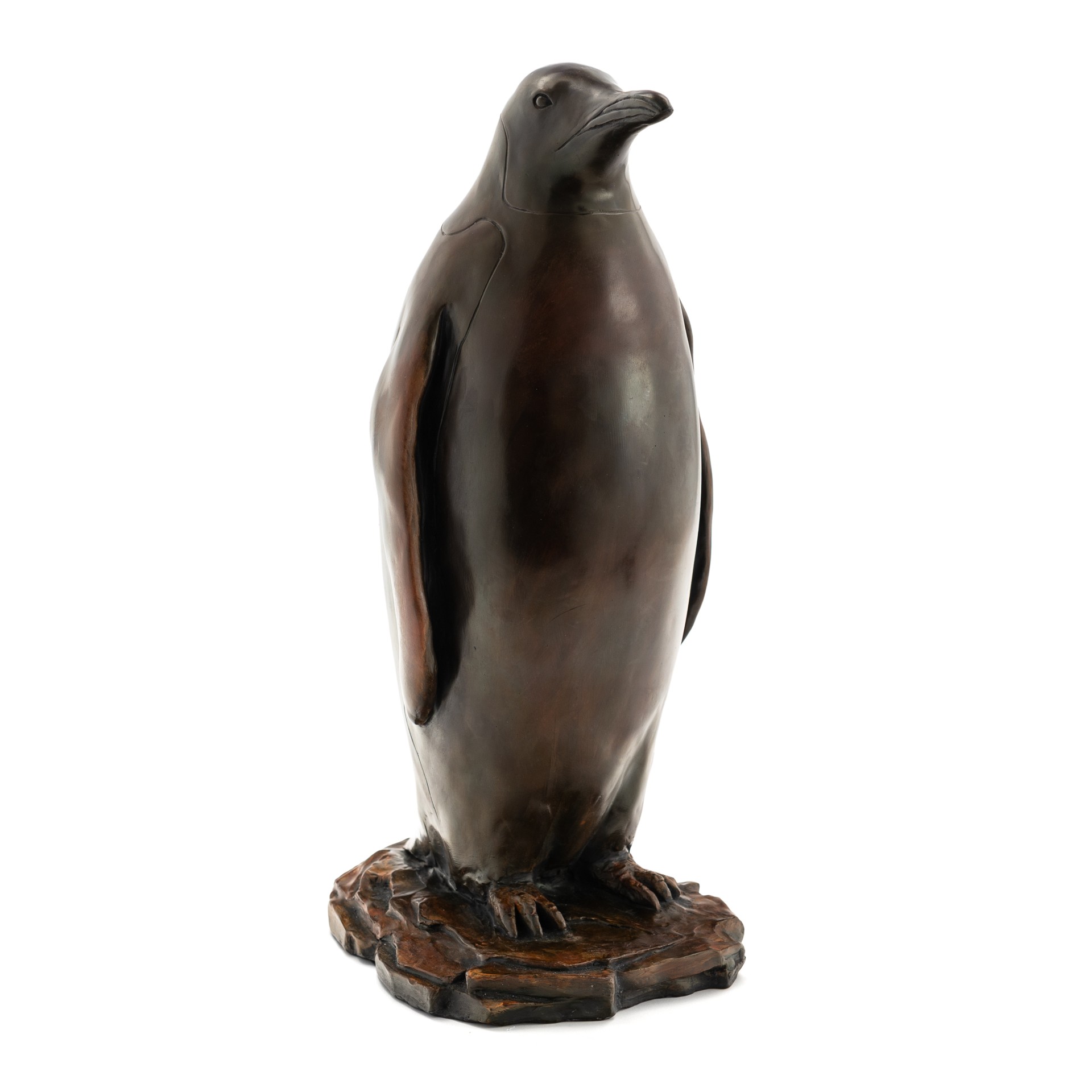 Penguin Brown Large Statue
