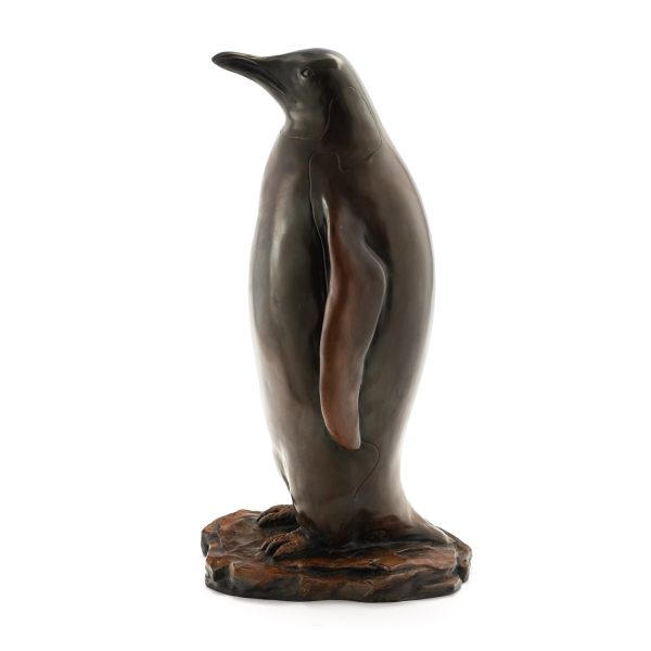 Penguin Brown Large Statue