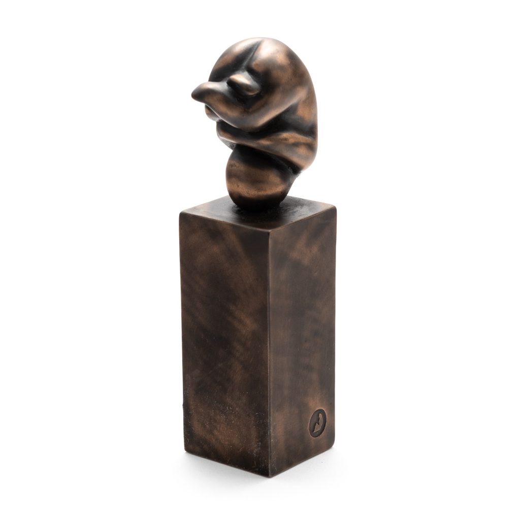 Vigeland Foetus Bronze Gilt Statue