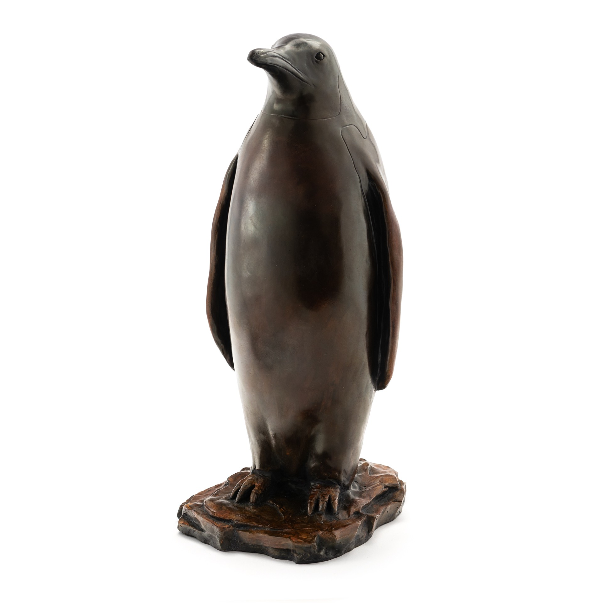 Penguin Brown Large Statue