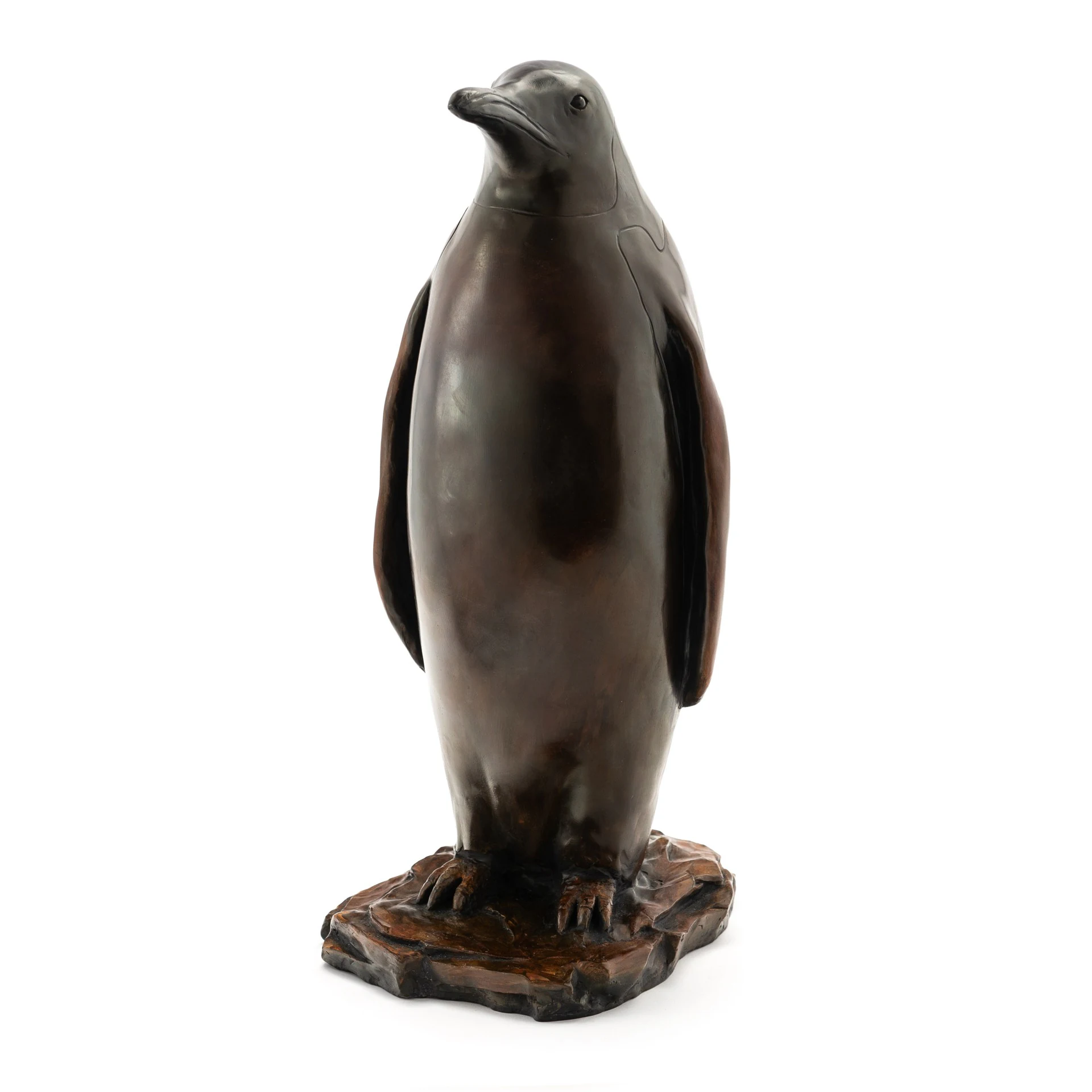 Penguin Brown Large Statue