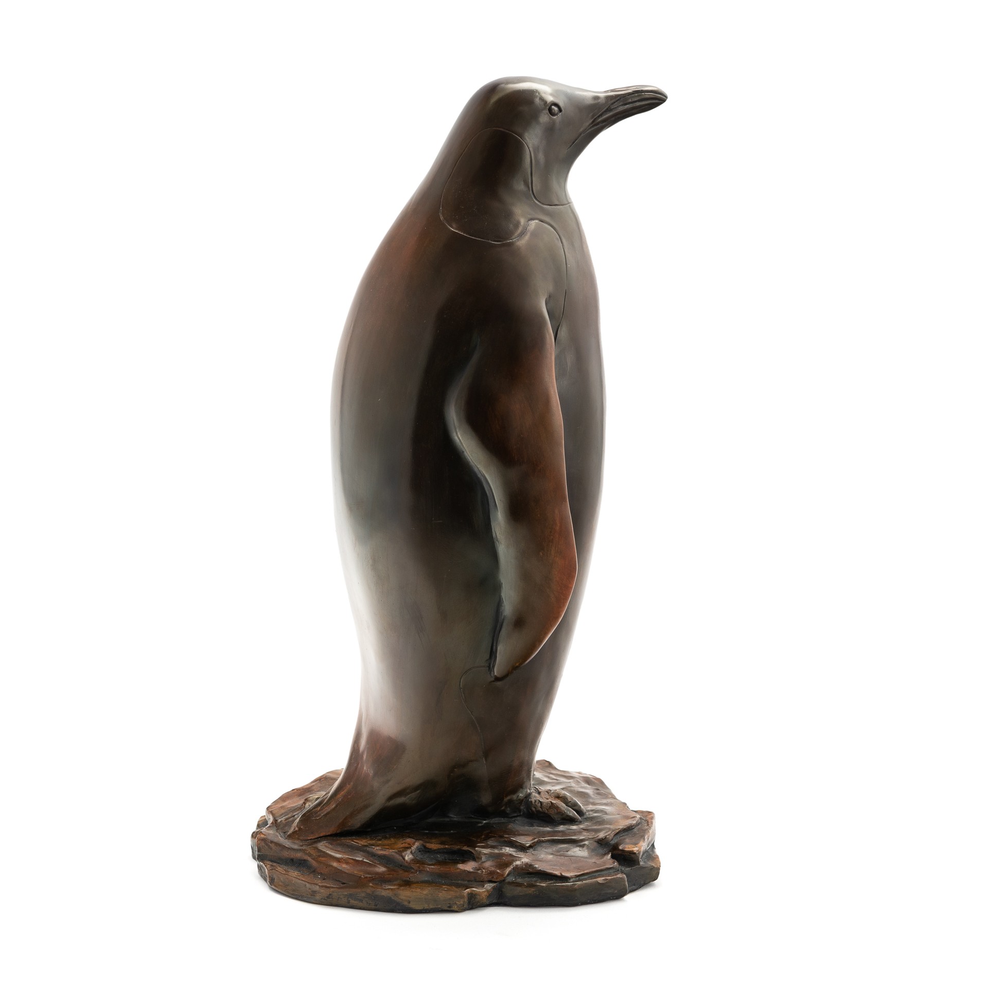 Penguin Brown Large Statue