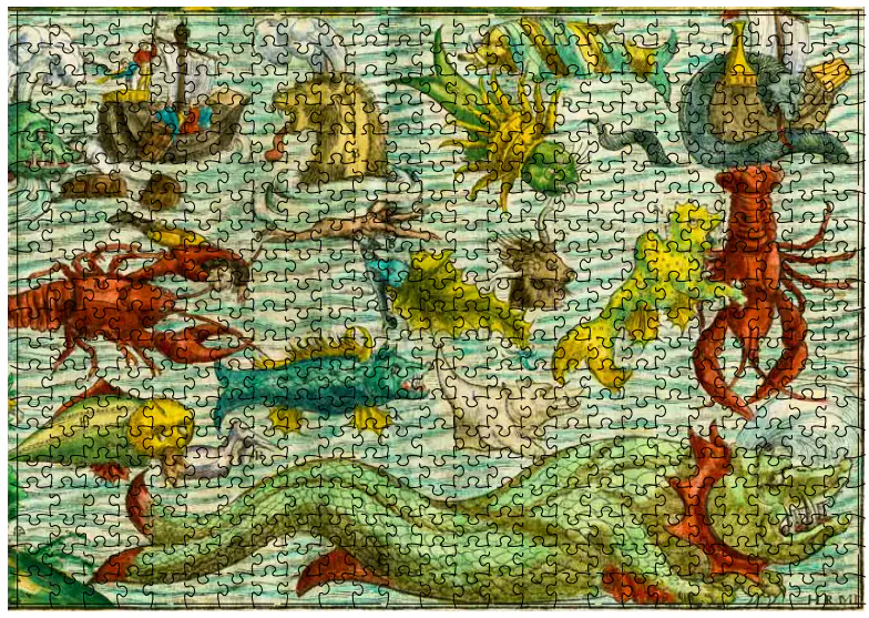 Sea Monsters Puzzle 500 pcs