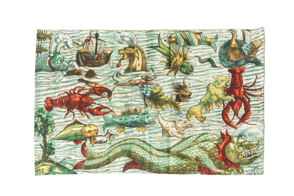 Tea Towel Sea Monsters