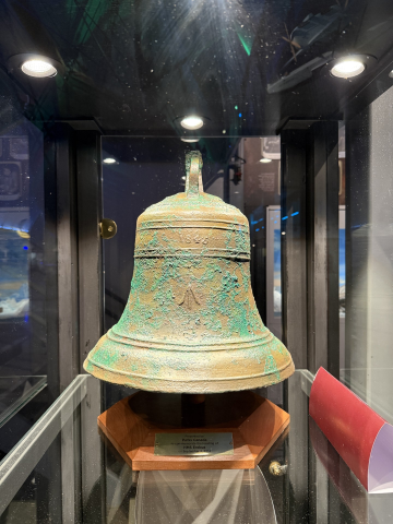 Replica of the bell of HMS Erebus given to The Fram Museum