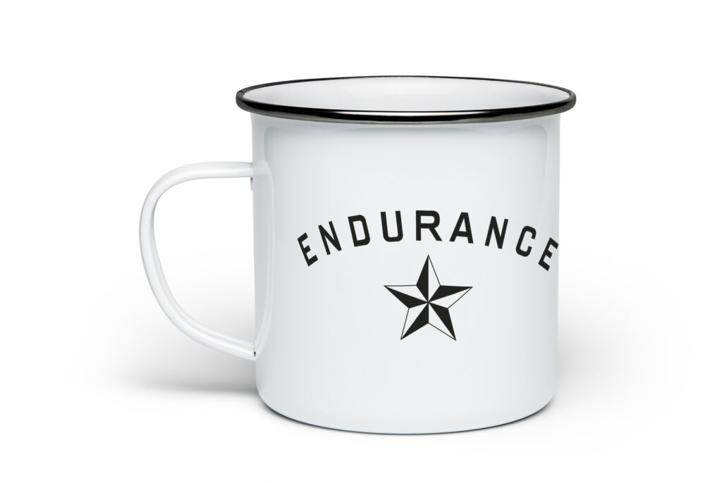 "Endurance" emalje kopp 8 cm